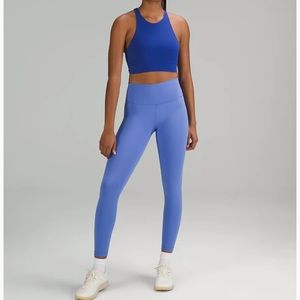Lululemon Align Leggings in 25 length, worn twice.Periwinkle blue color. Cute!